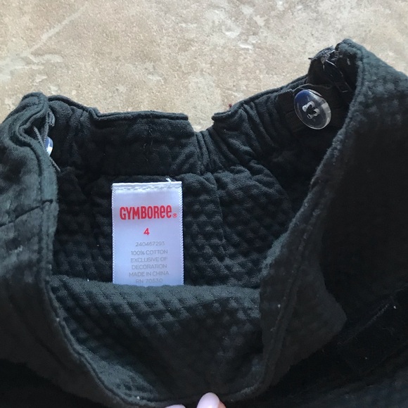 🎉HP🎉 Gymboree Black Quilted Girls Skirt Size 4 - Picture 5 of 6